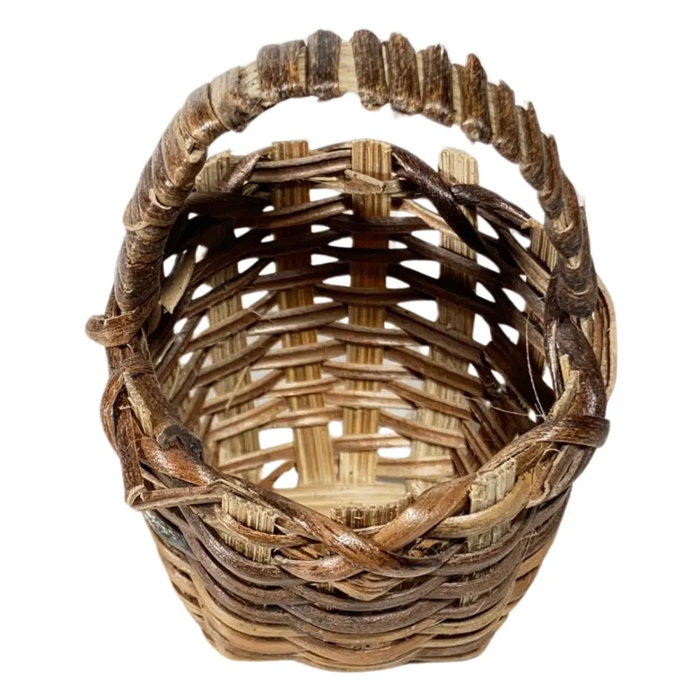 Wicker Basket with Handle for 20 cm Nativity Figures