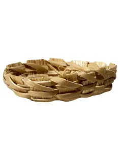Flat Woven Basket for 20–30 cm Nativity Figures 2