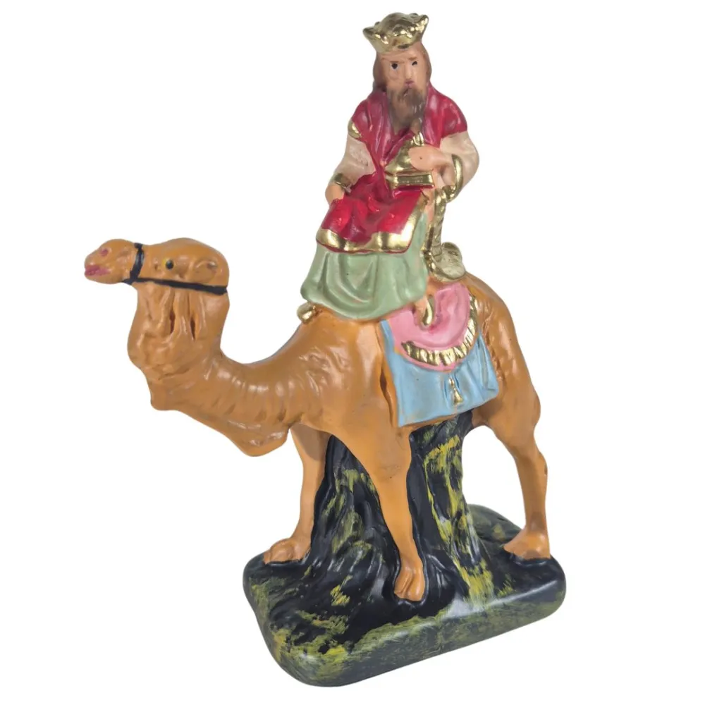 Wise Man Bearing Gold on Camel, 10 cm Series