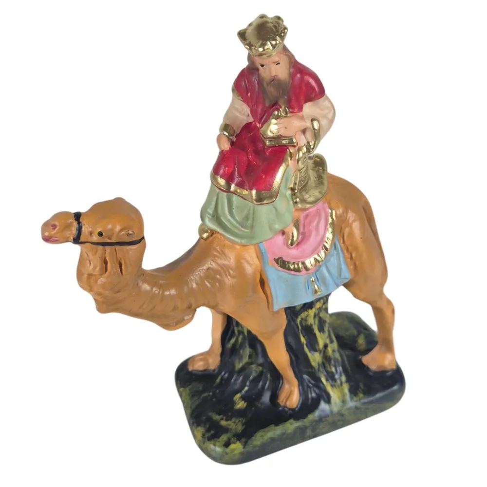 Wise Man Bearing Gold on Camel, 10 cm Series