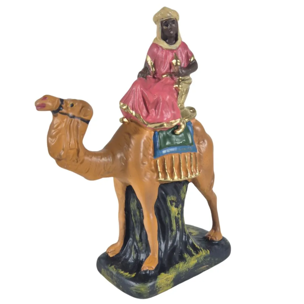 Wise Man Bearing Frankincense on Camel, 10 cm Series