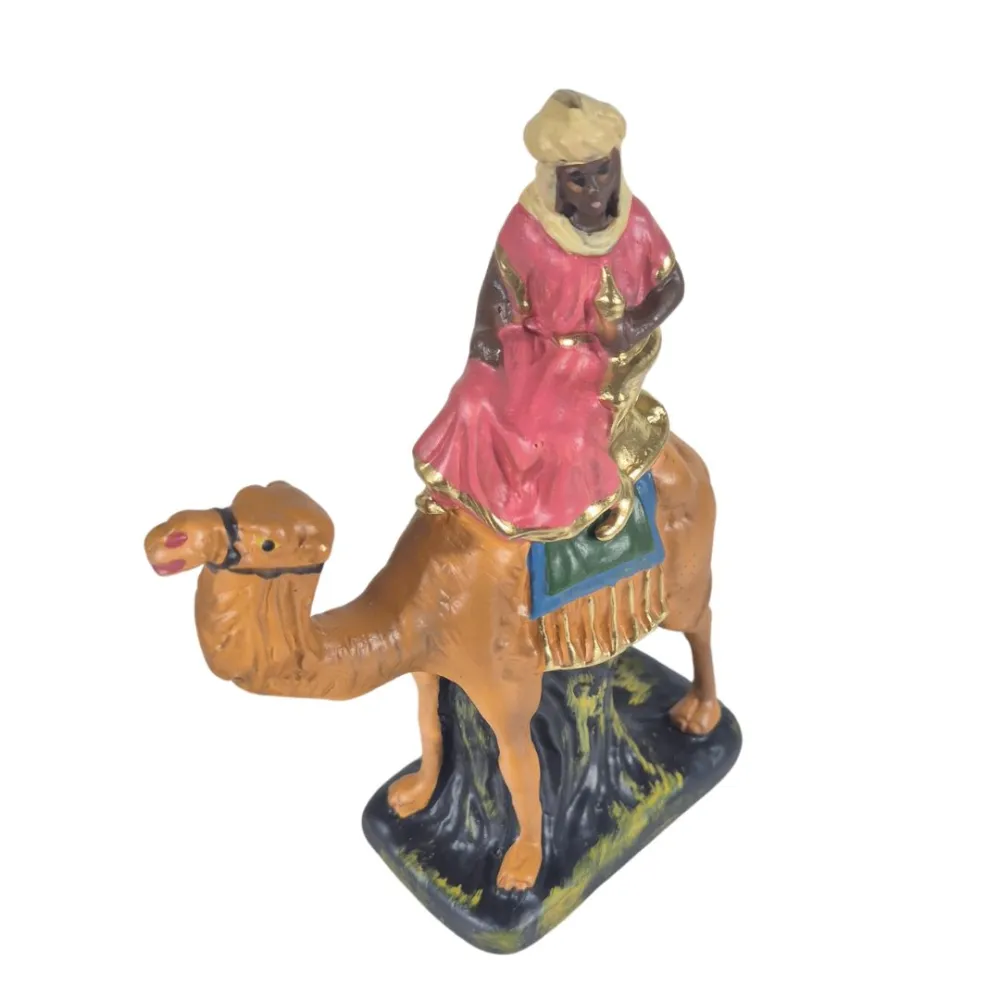 Wise Man Bearing Frankincense on Camel, 10 cm Series