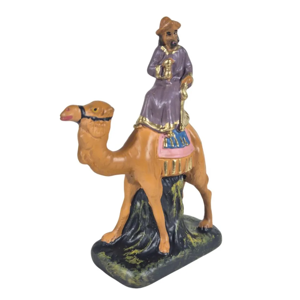 Wise Man Bearing Myrrh on Camel, 10 cm Series