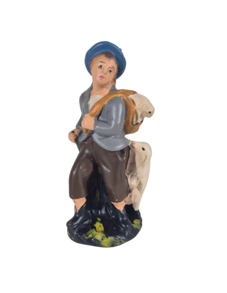 Shepherd with Sheep and Lamb, 10 cm Series