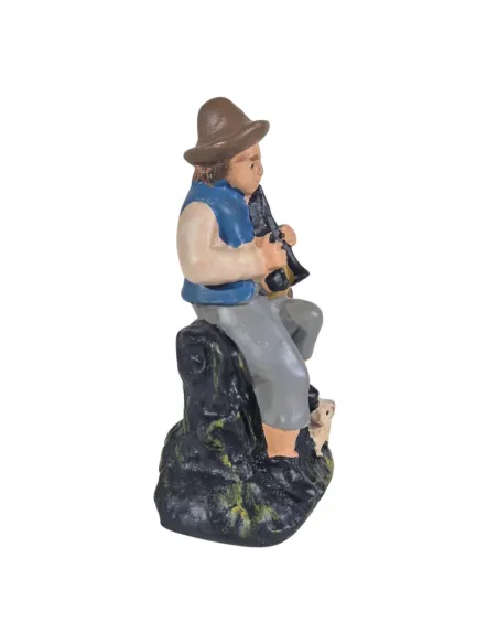 Bagpiper with Lamb, 10 cm Series