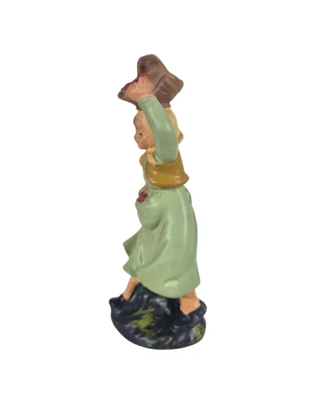 Donna con cesto serie 10 cm