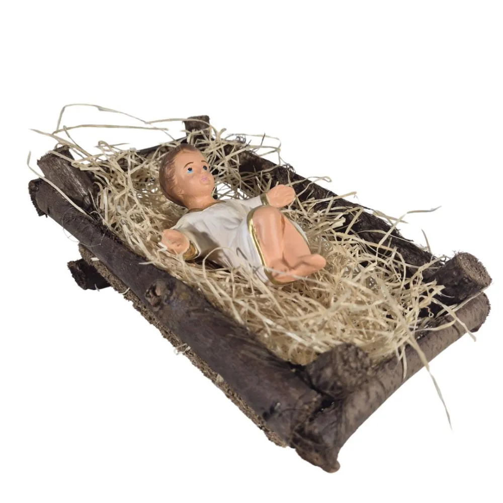 Infant Jesus with Manger, 20 cm Series