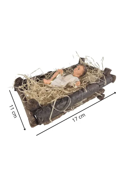 Gesù con culla serie 20 cm