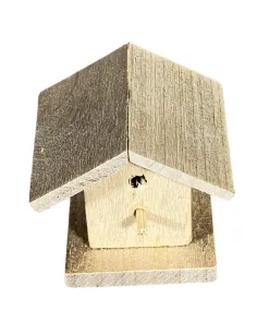 Casetta per uccelli in legno per statue da 20-25 cm 2