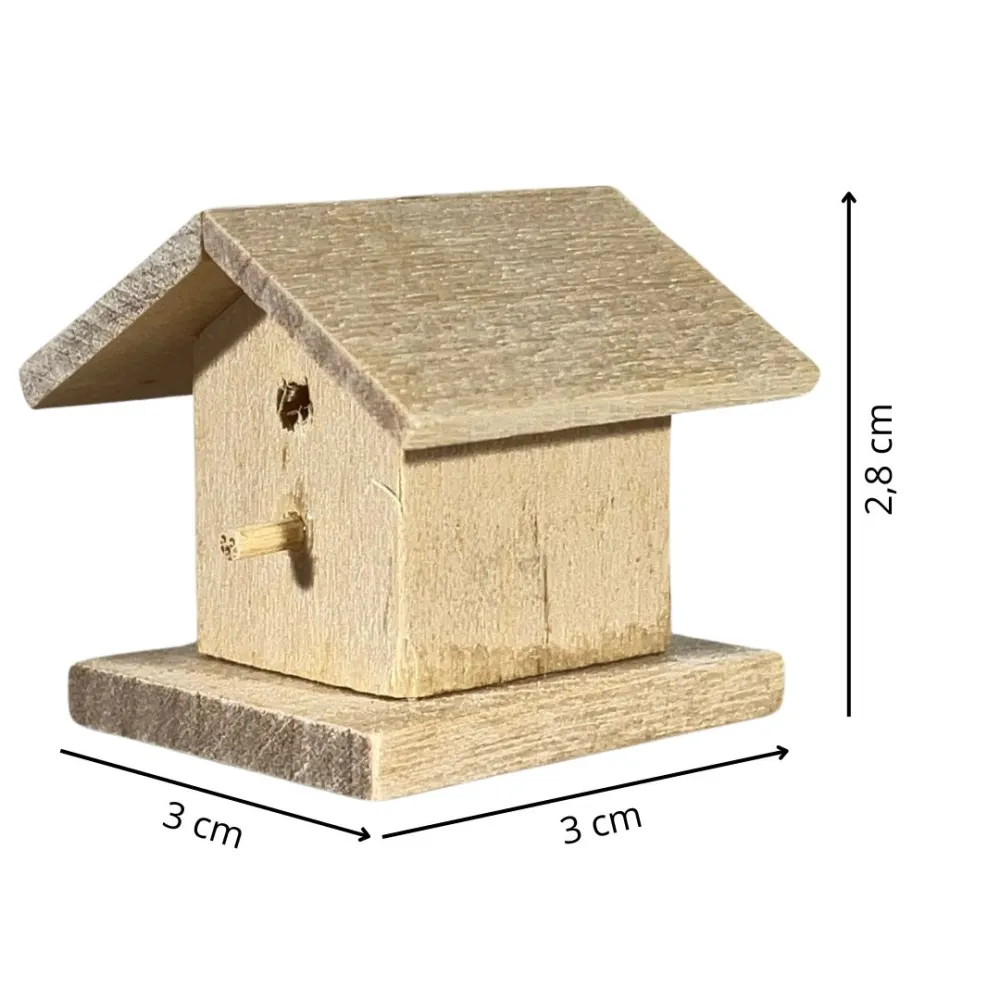 Wooden Birdhouse for 20–25 cm Nativity Figures