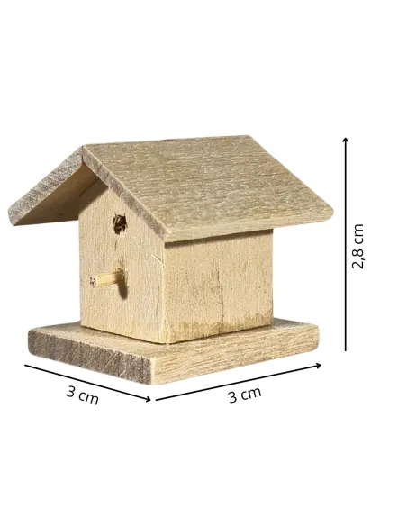 Wooden Birdhouse for 20–25 cm Nativity Figures