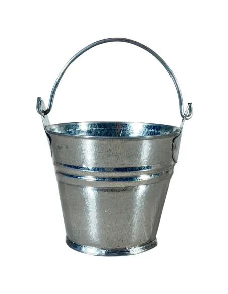 Sheet Metal Bucket with Handle for 30–35 cm Nativity Figures