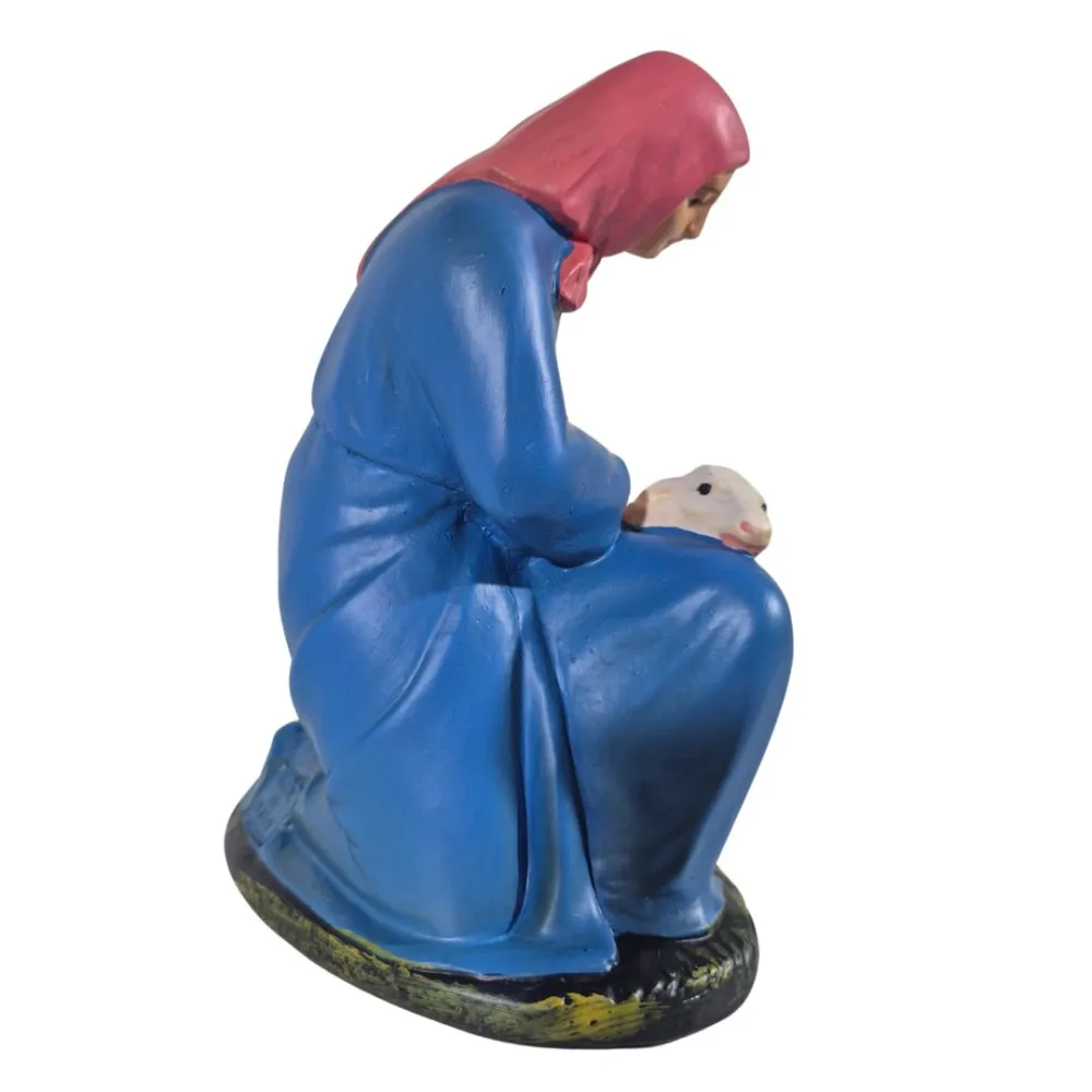 Kneeling Peasant Woman with Sheep, 20 cm Series