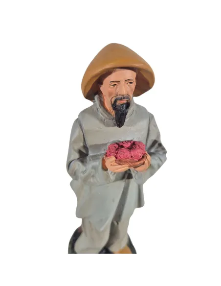 Uomo orientale con fiori serie 20 cm