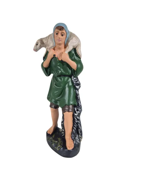 Pastore con pecora in spalla serie 20 cm