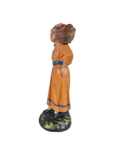 Donna con cesto in  spalla serie 20 cm 2