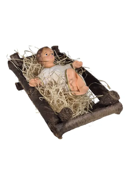 Gesù completo di culla serie 30 cm