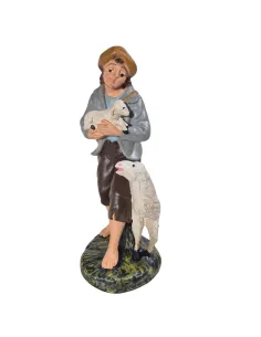 Shepherd with Sheep and Lamb, 30 cm Series