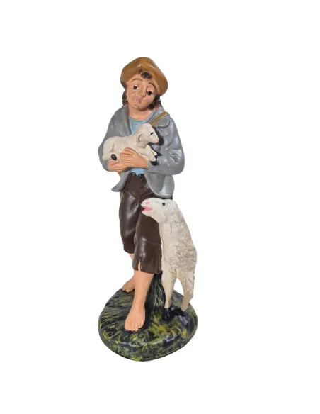 Shepherd with Sheep and Lamb, 30 cm Series