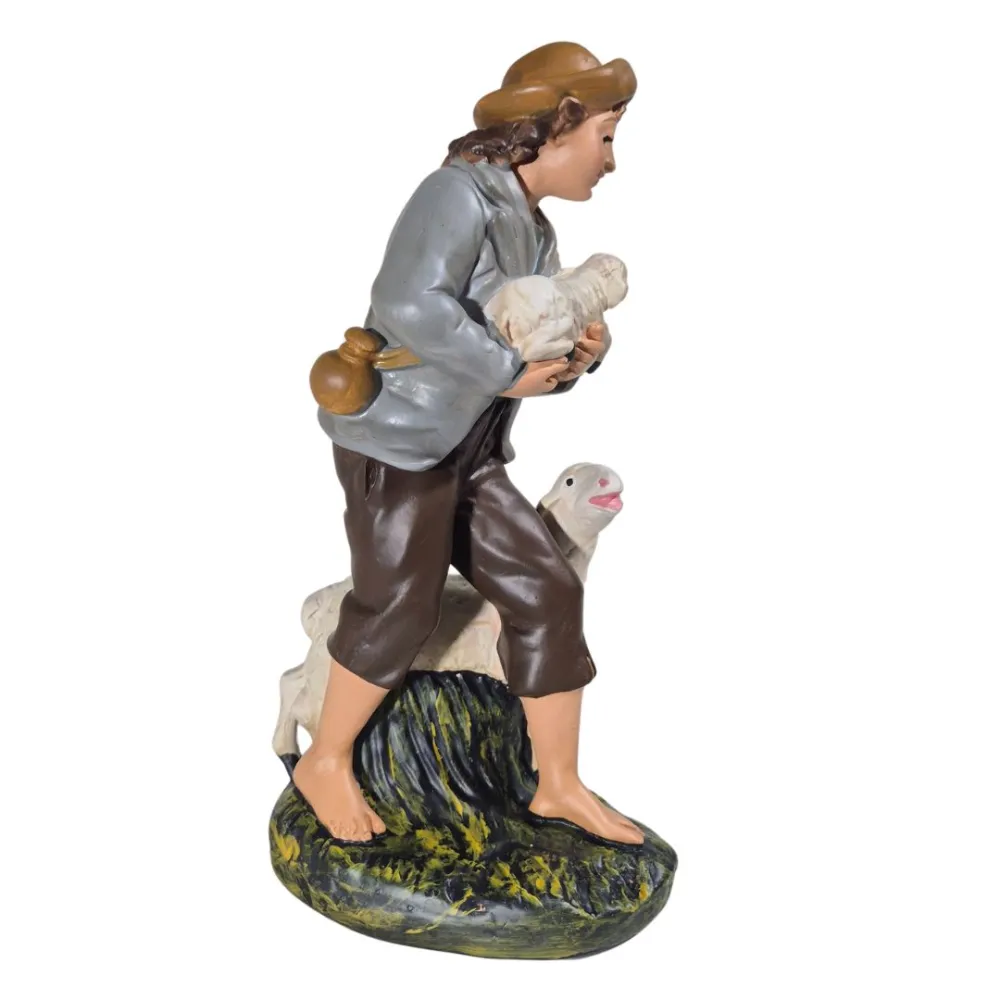 Shepherd with Sheep and Lamb, 30 cm Series