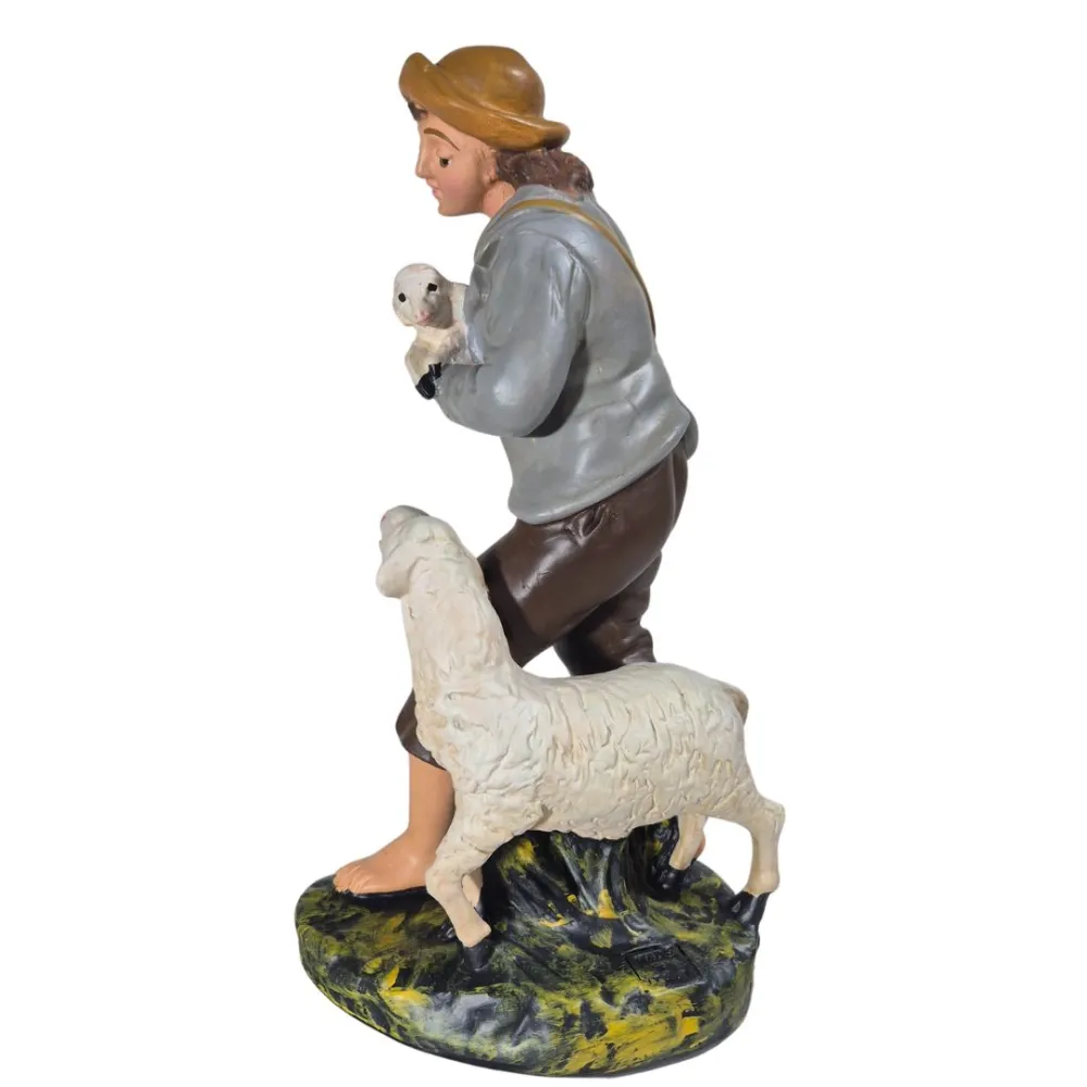 Shepherd with Sheep and Lamb, 30 cm Series
