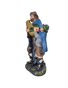 Zampognaro con bambino serie 30 cm 2