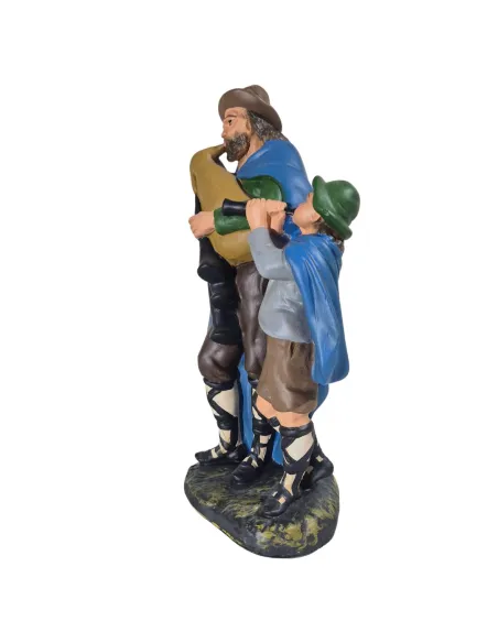 Zampognaro con bambino serie 30 cm