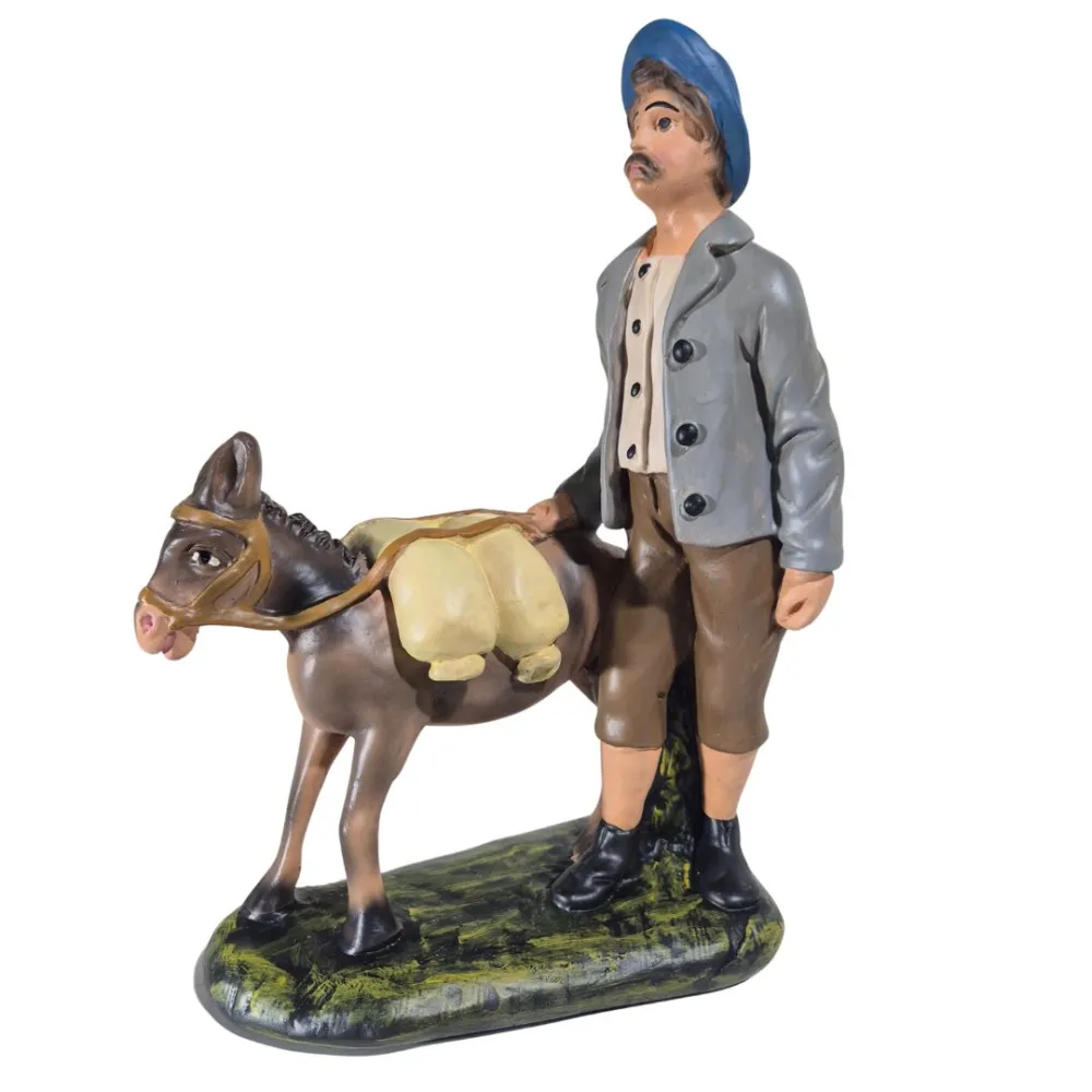 Farmer with Donkey, 30 cm Series