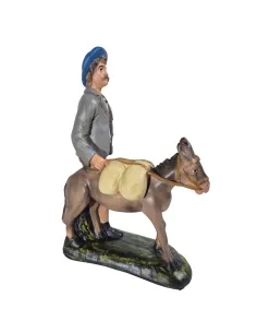 Contadino con asino serie 30 cm 2