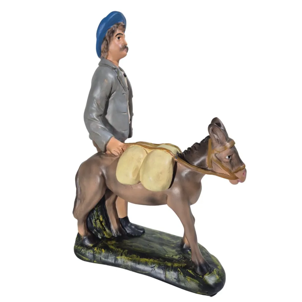 Farmer with Donkey, 30 cm Series