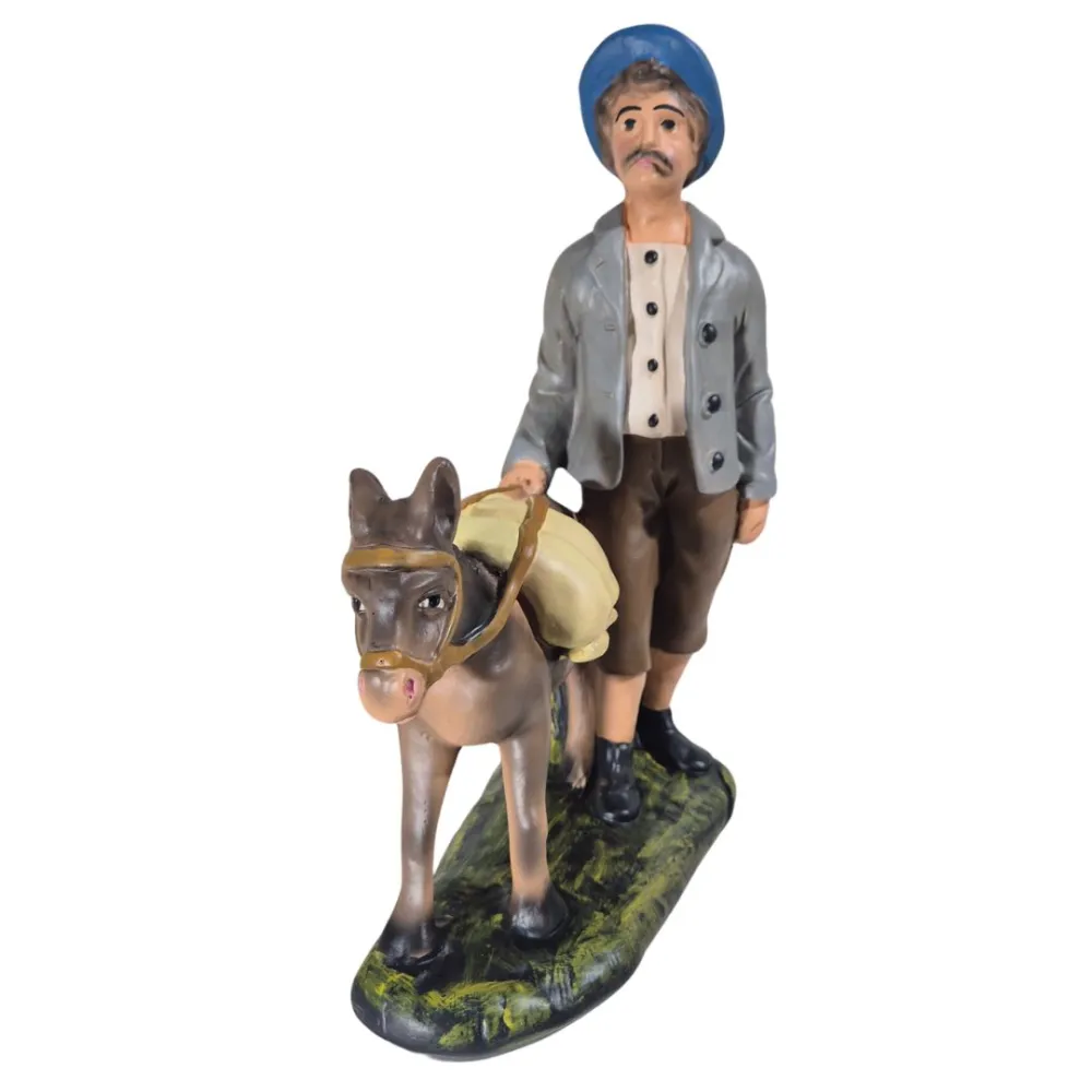 Farmer with Donkey, 30 cm Series