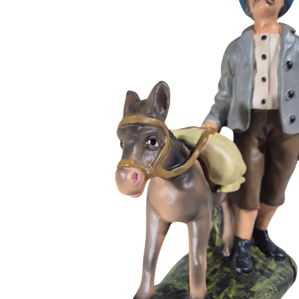 Farmer with Donkey, 30 cm Series