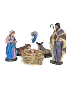 Set natività 6 pezzi serie 60 cm