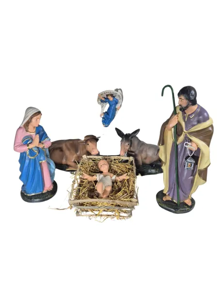 Set natività 6 pezzi serie 60 cm