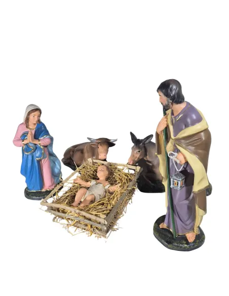 Set natività 6 pezzi serie 60 cm