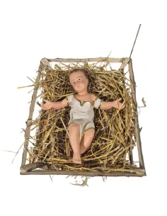 Gesù completo di culla serie 60 cm