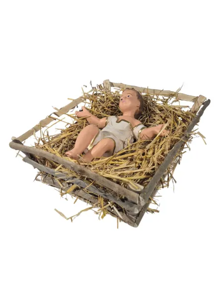 Gesù completo di culla serie 60 cm