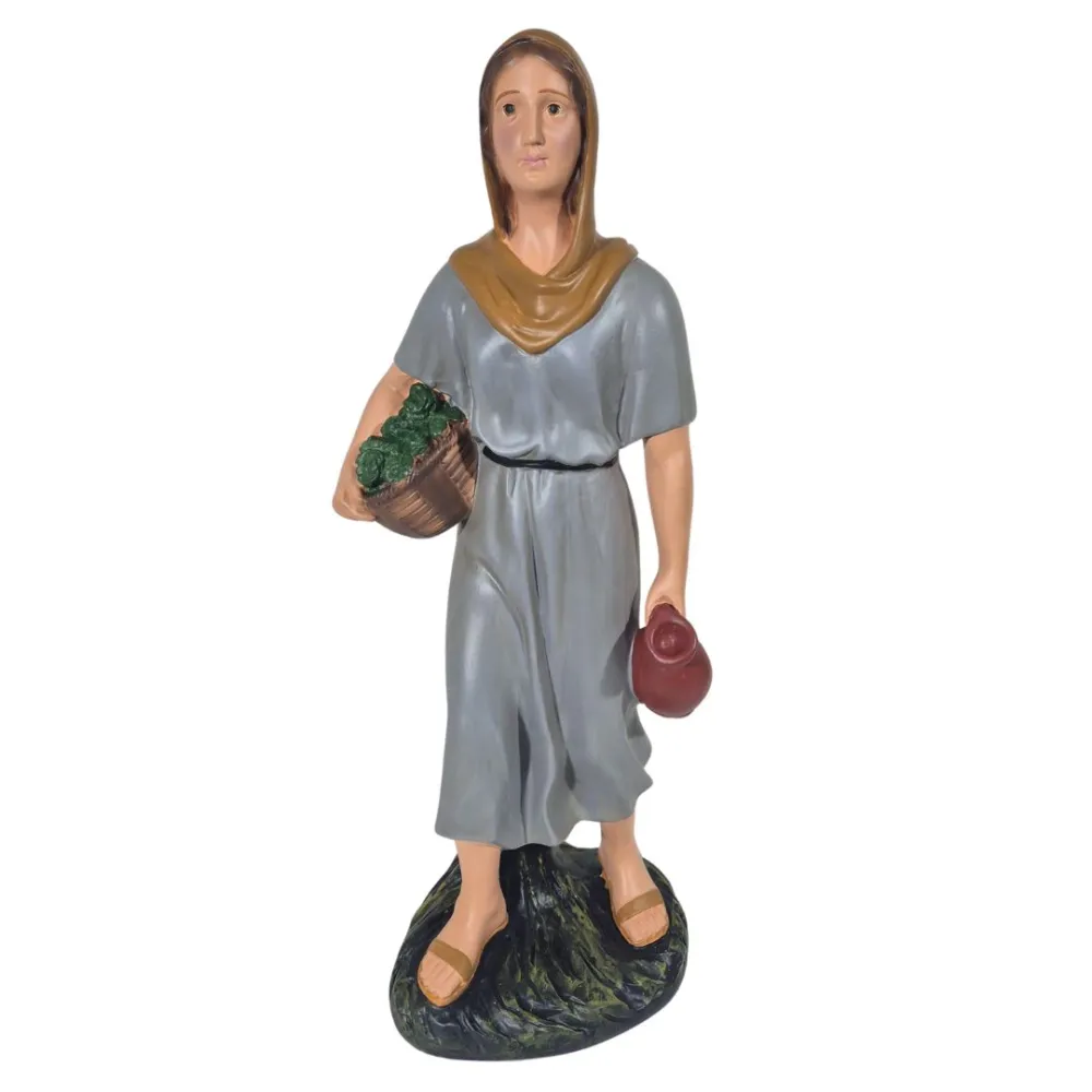 Peasant Woman with Jug and Basket, 60 cm Series