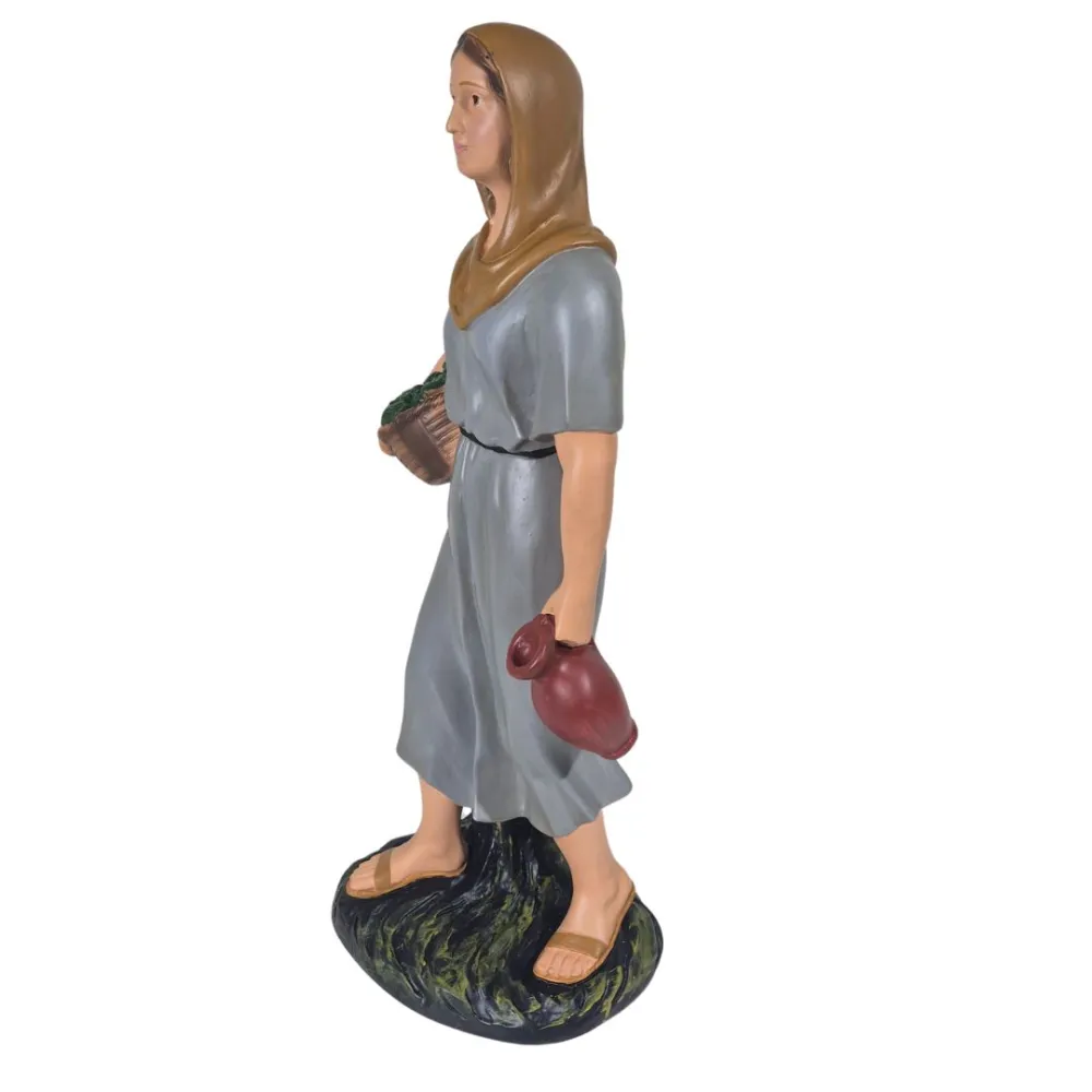 Peasant Woman with Jug and Basket, 60 cm Series
