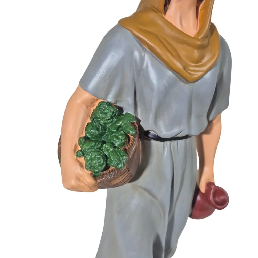 Peasant Woman with Jug and Basket, 60 cm Series