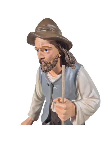 Viandante con lanterna serie 60 cm