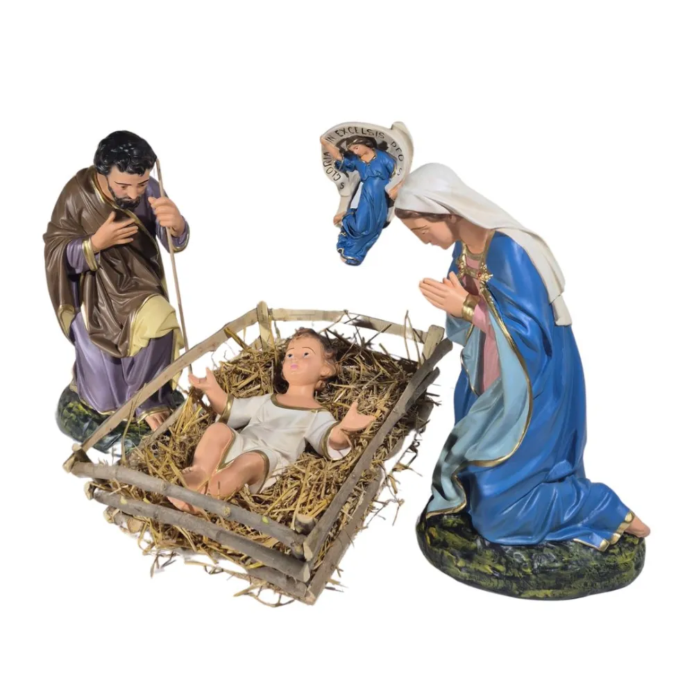 Four-Piece Nativity Set, 80 cm Series
