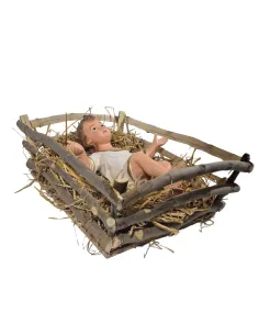 Gesù completo di culla serie 80 cm 2