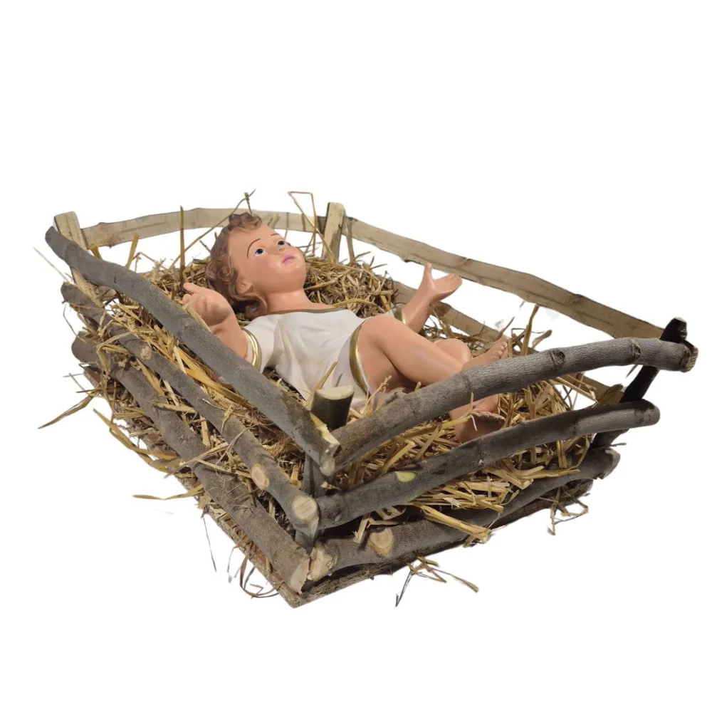 Infant Jesus with Cradle, 80 cm Series