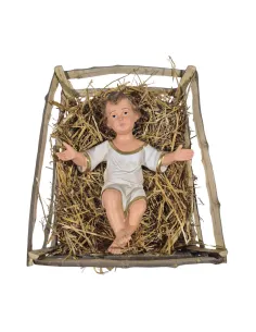 Gesù completo di culla serie 80 cm