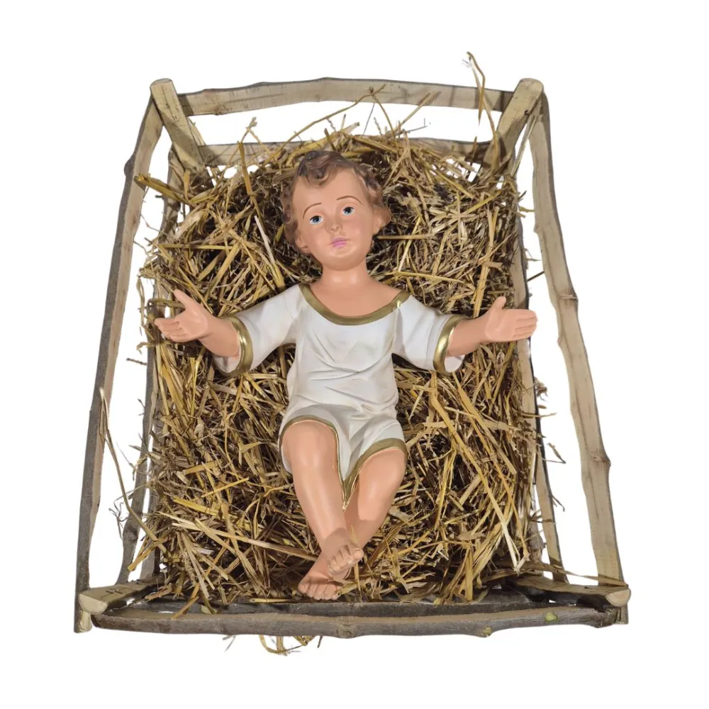 Infant Jesus with Cradle, 80 cm Series
