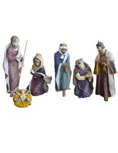 Set 6 pezzi Natività e Magi serie 100 cm