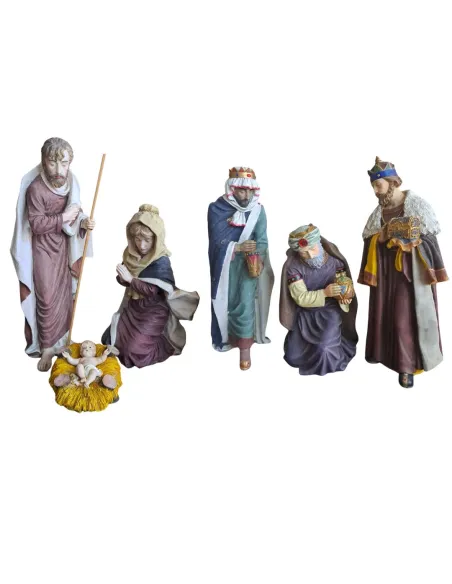 Set 6 pezzi Natività e Magi serie 100 cm
