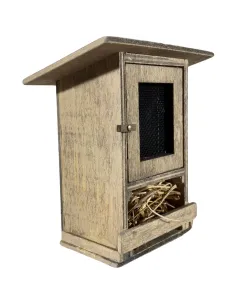 Pollaio in legno per statue da 10-12 cm 2