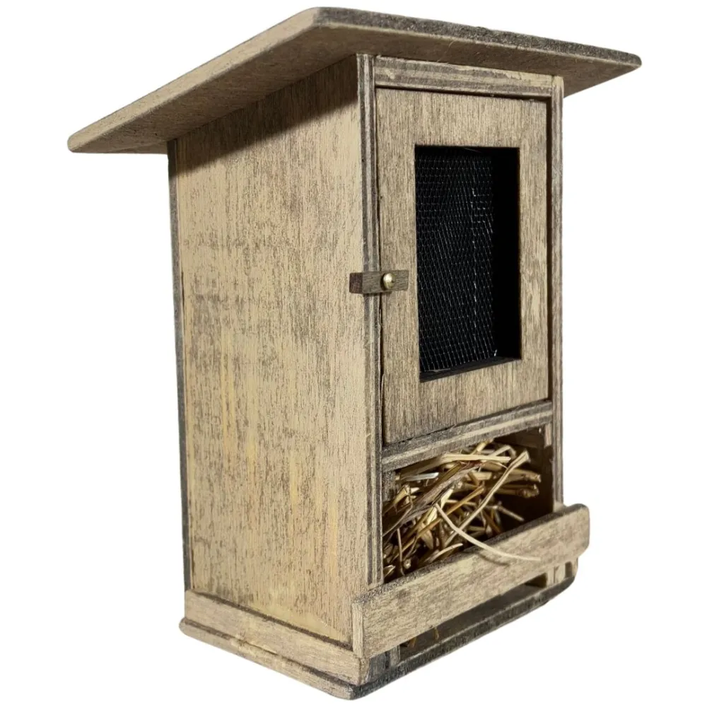 Wooden Chicken Coop for 10–12 cm Nativity Figures